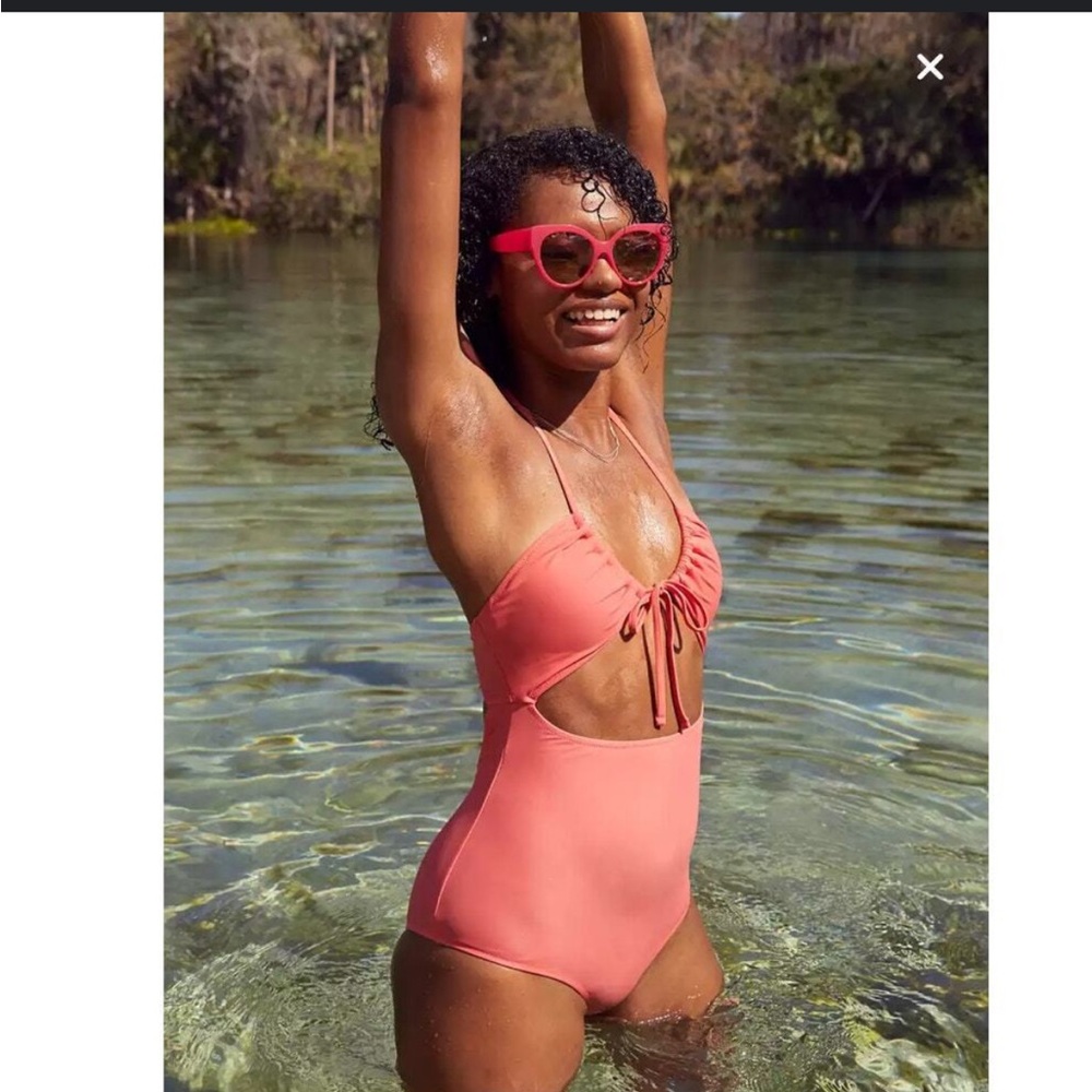 Aerie Cut Out One Piece Bathing Suit